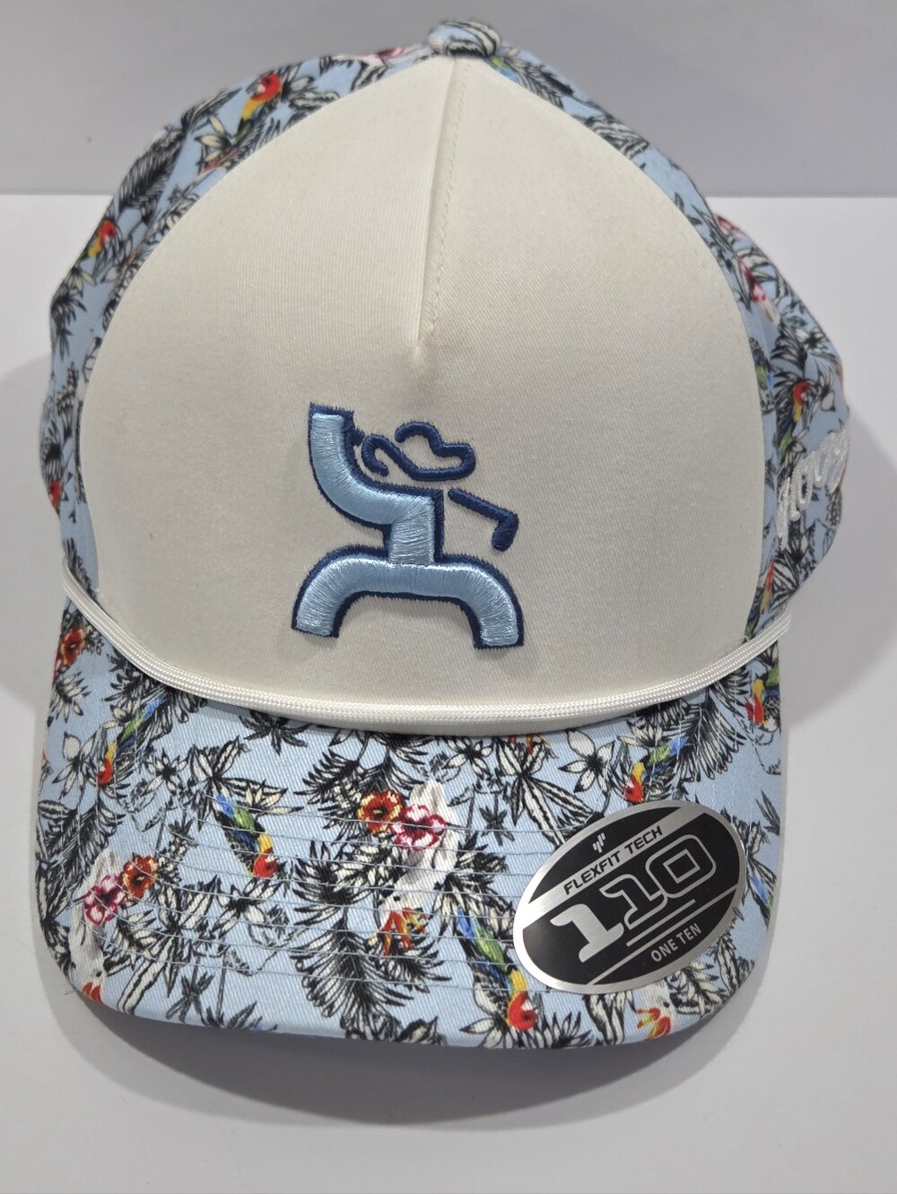 Hooey Cowboy Golf Floral & White Adjustable Men's Pre-owned Cap Hat O/S